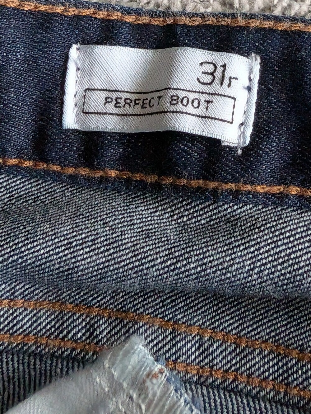 🌼B2G1🌼 GAP Dark Indigo Perfect Boot Jeans NWOT - Picture 4 of 8